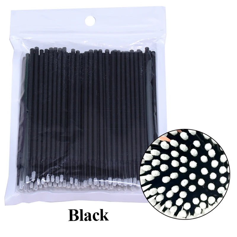 100PCS Lash Cleaning Micro Brushes