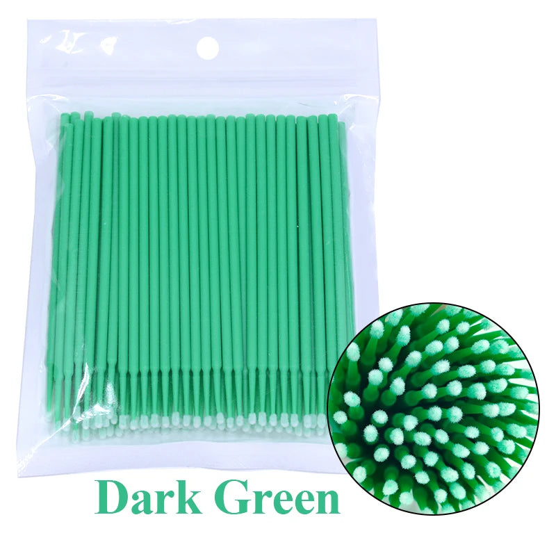 100PCS Lash Cleaning Micro Brushes