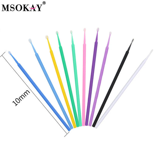 100PCS Lash Cleaning Micro Brushes