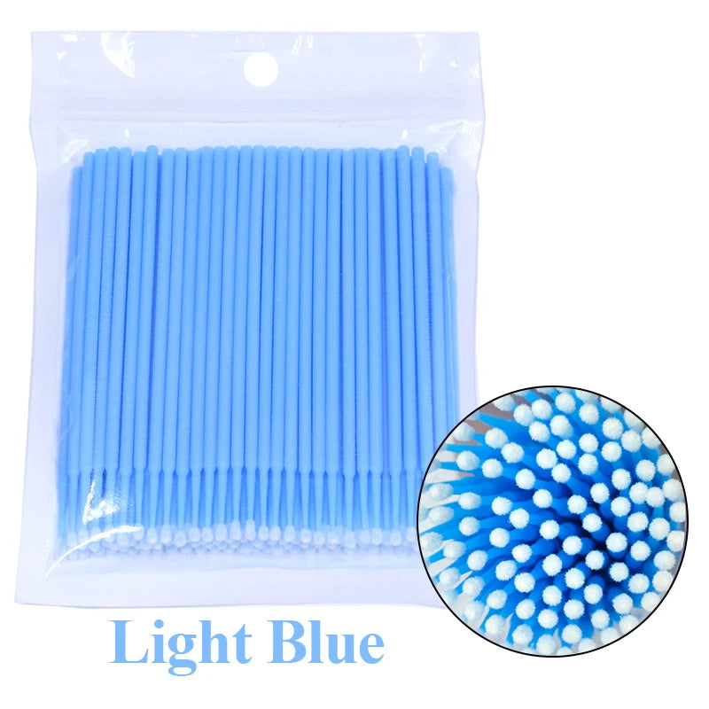100PCS Lash Cleaning Micro Brushes