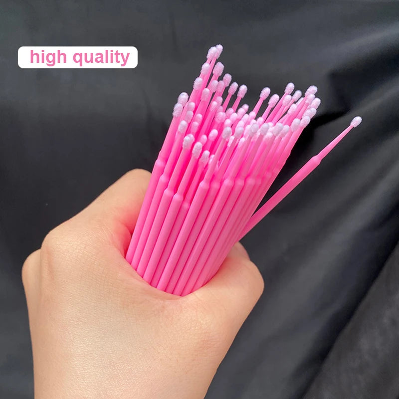 100PCS Lash Cleaning Micro Brushes