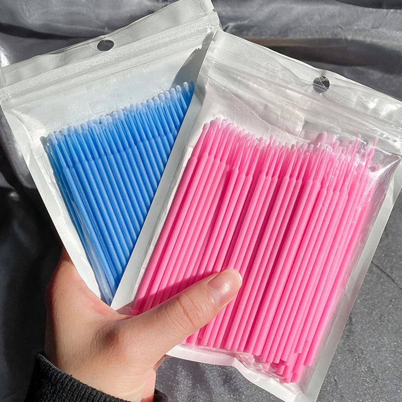 100PCS Lash Cleaning Micro Brushes