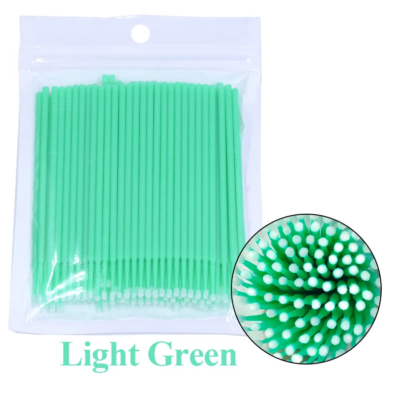 100PCS Lash Cleaning Micro Brushes