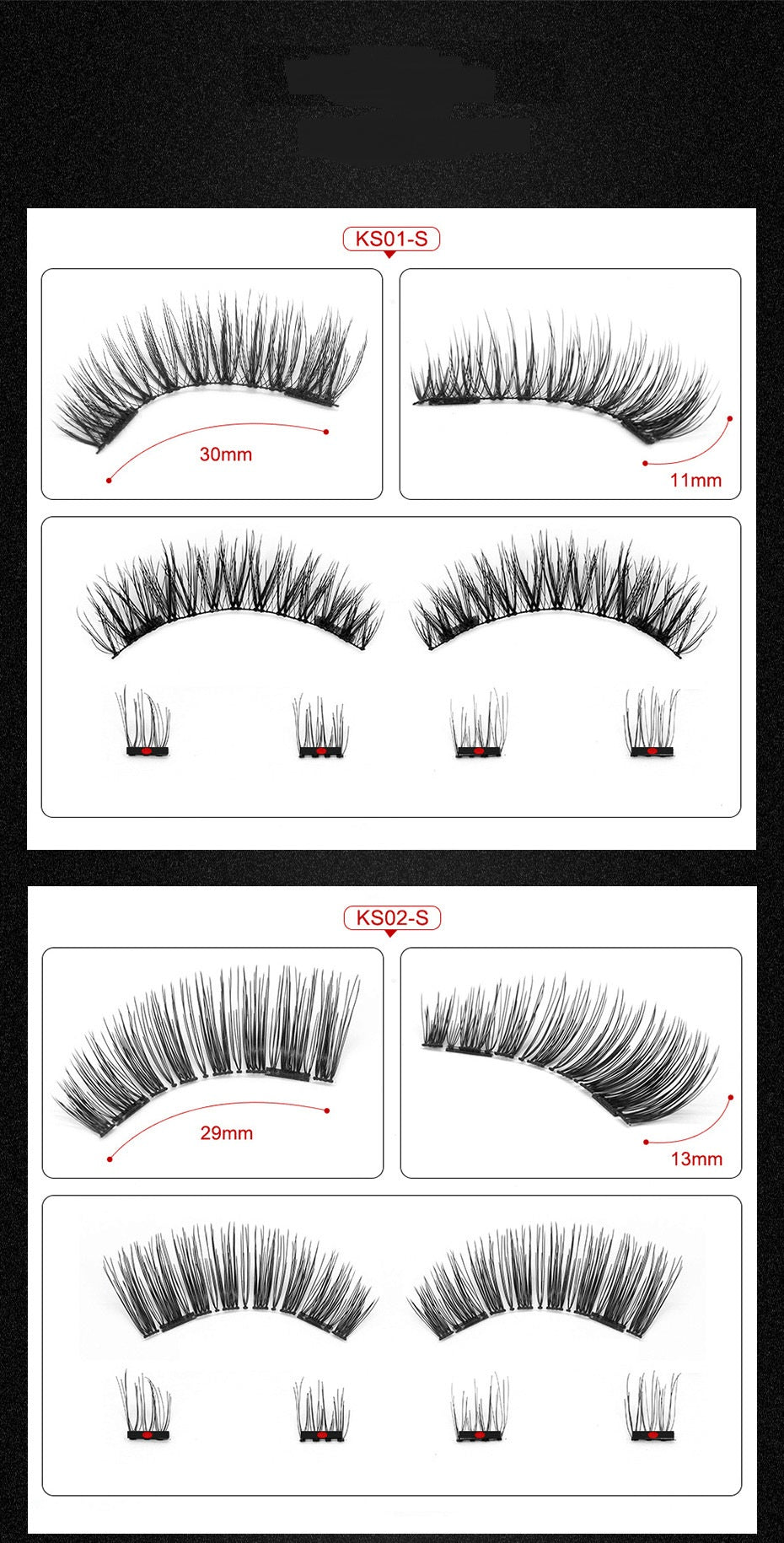 Magnetic eyelashes