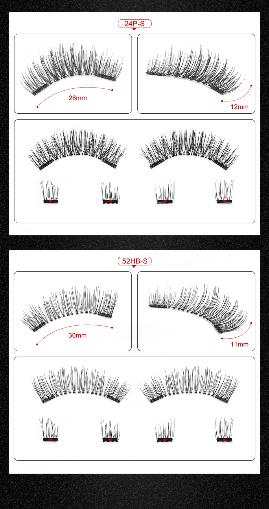 Magnetic eyelashes