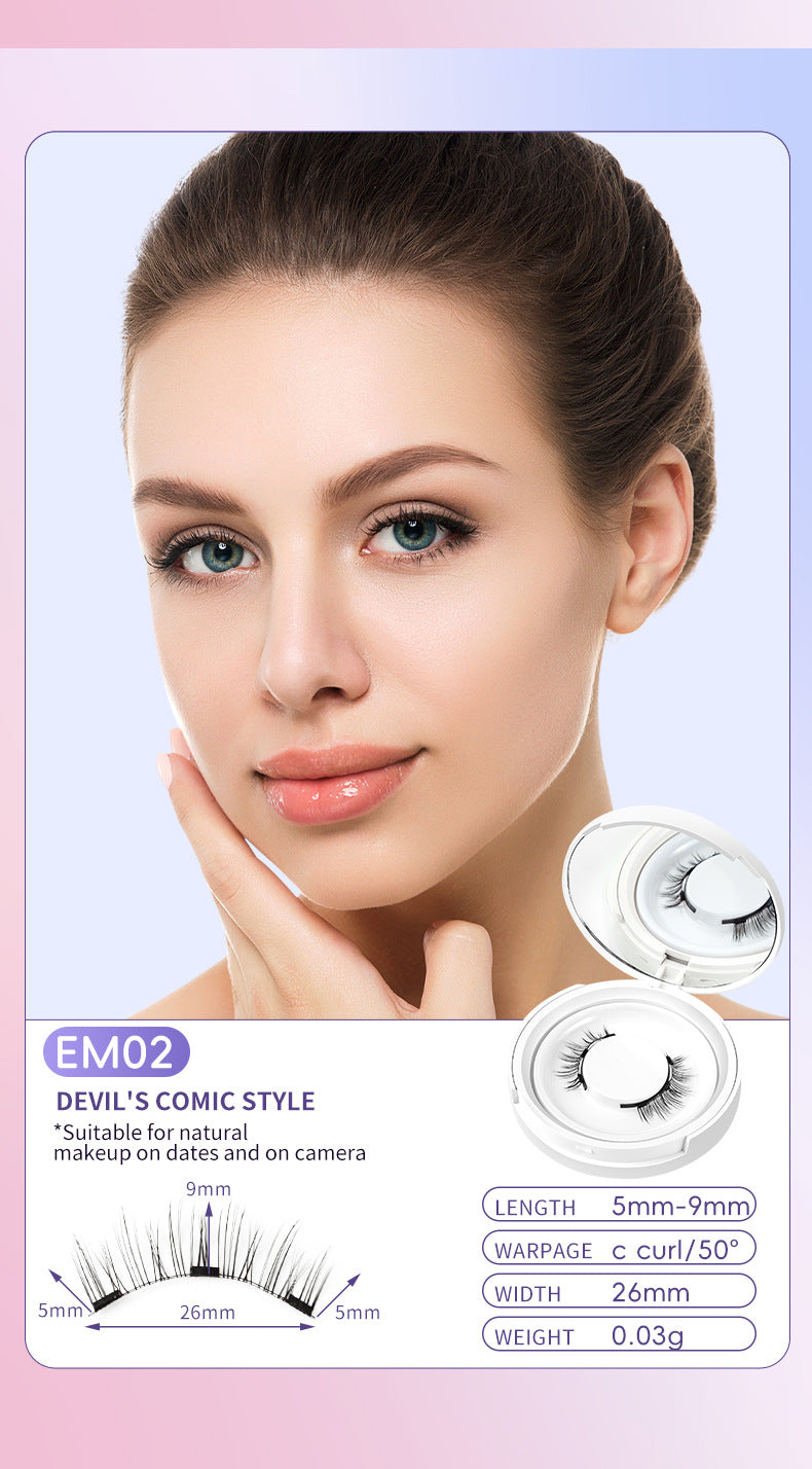 Natural Magnetic Mink-Style Eyelashes – Ultra-Soft, Lightweight