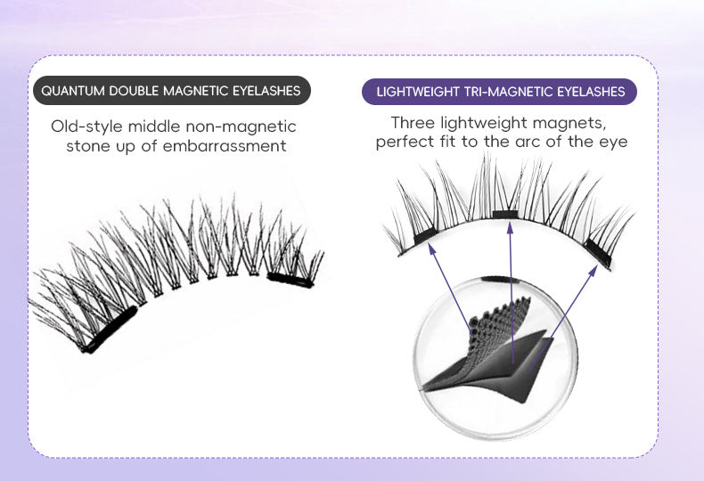 Natural Magnetic Mink-Style Eyelashes – Ultra-Soft, Lightweight